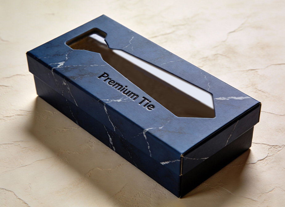 tie gift paper box