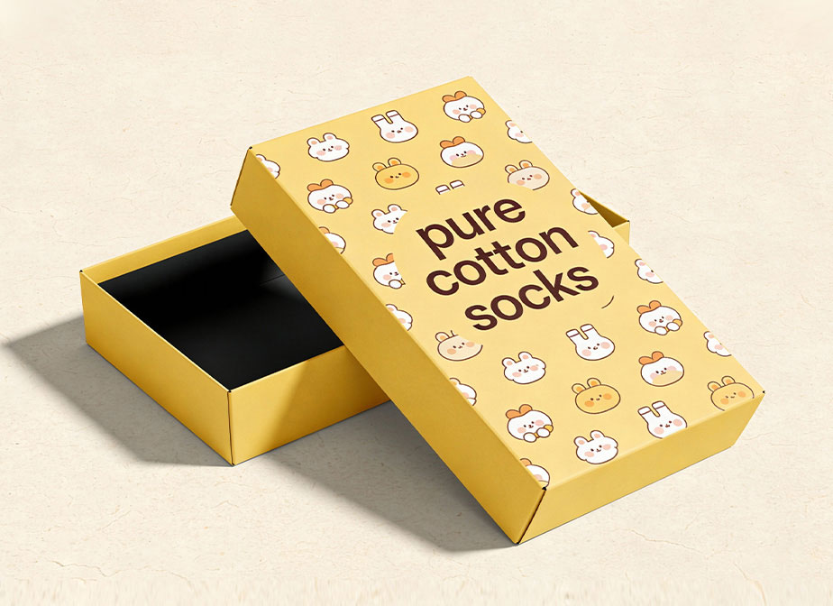 stockings card paper box