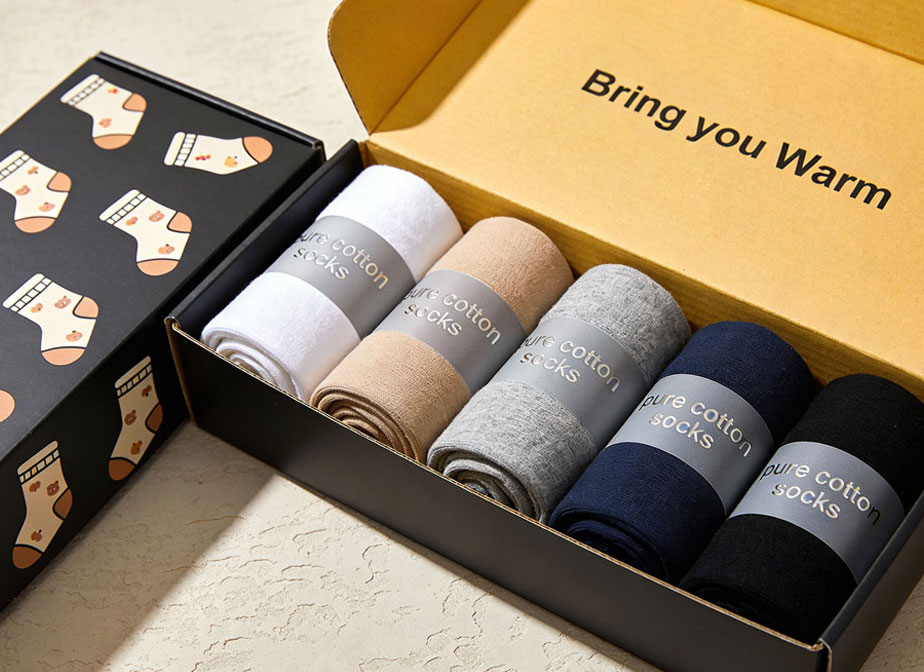 shipping mailer sock box