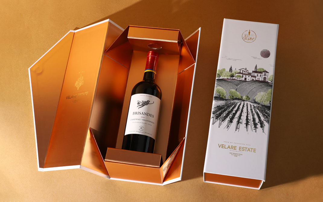 Folding Gift Wine Box