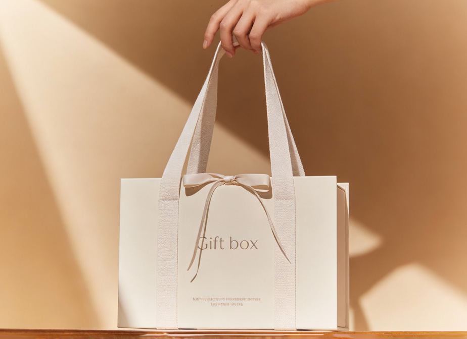 Gift Paper Box with Handle