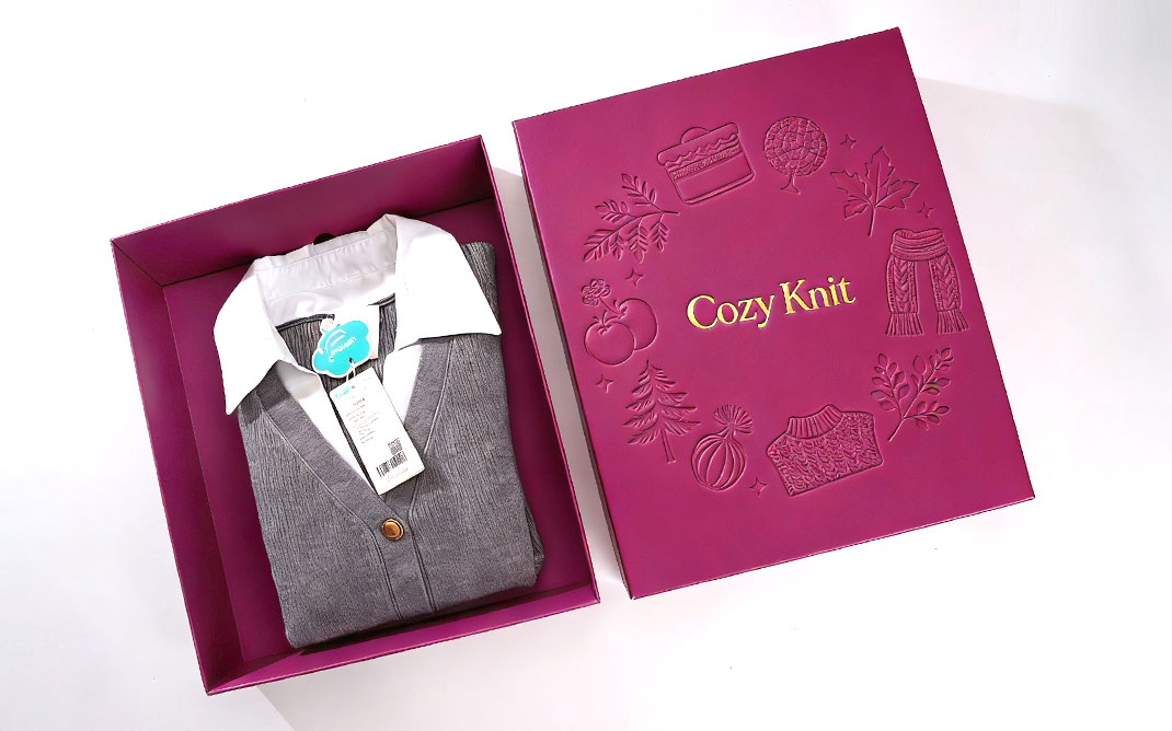 retail packaging for clothing folding Paper Box