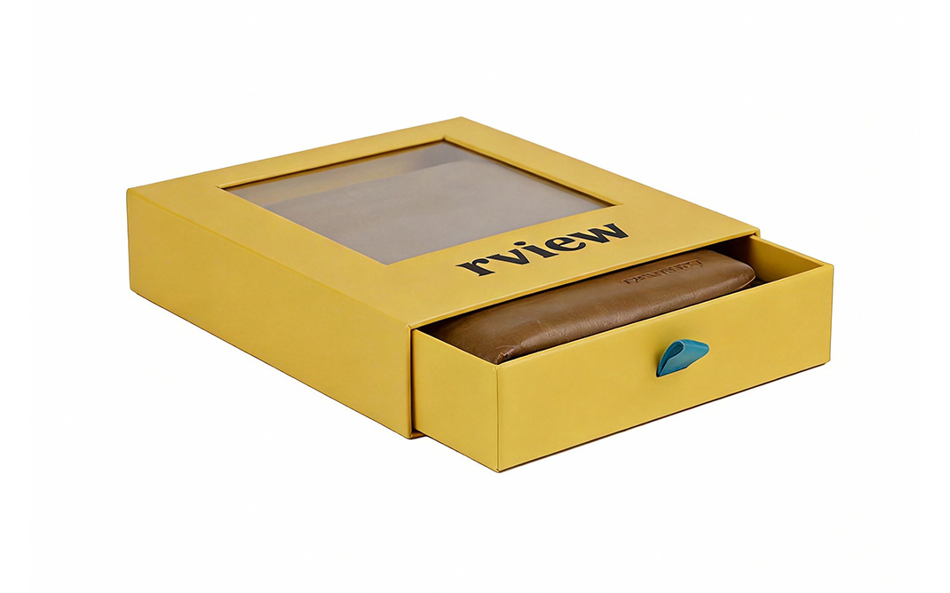 Drawer Paper Box with PVC Window