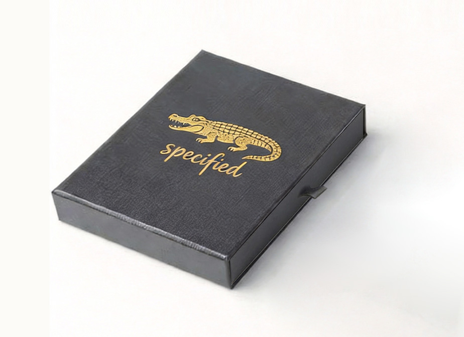 Black Drawer Wallet Paper Box