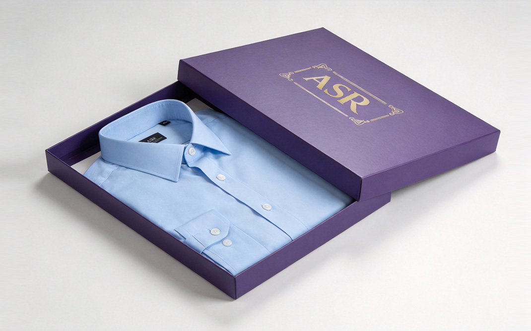 cardboard shirt box