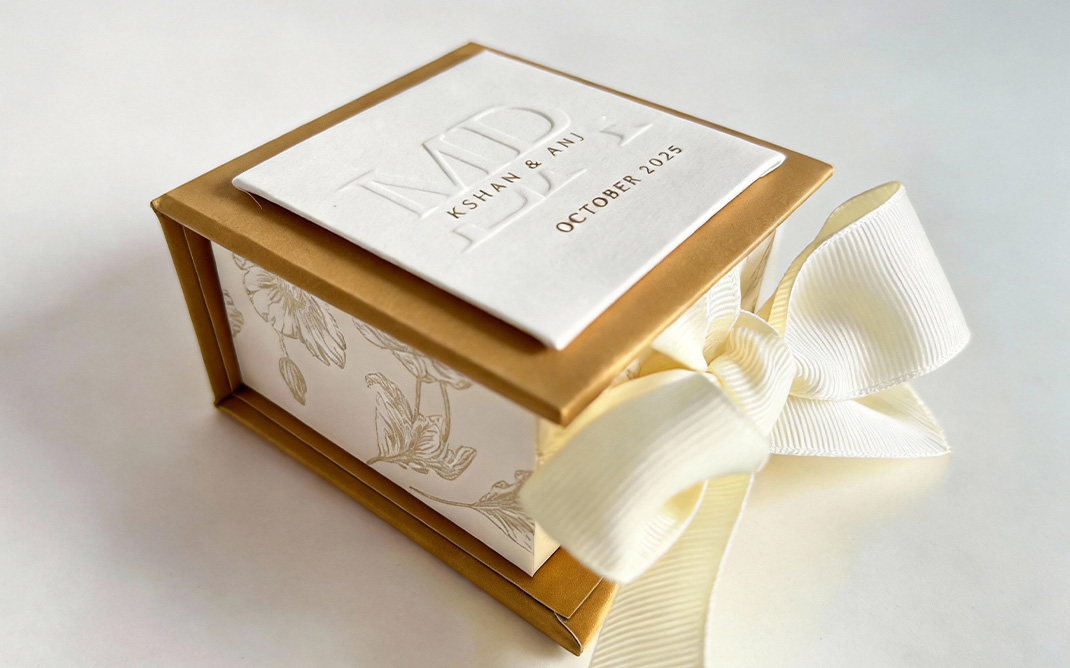 wedding favor gift paper box