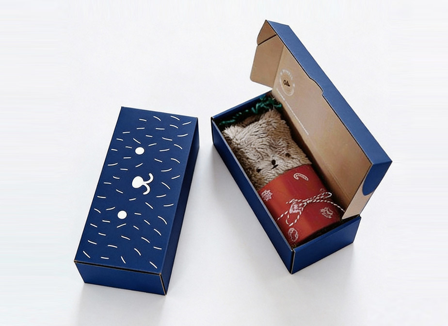 corrugated sock box