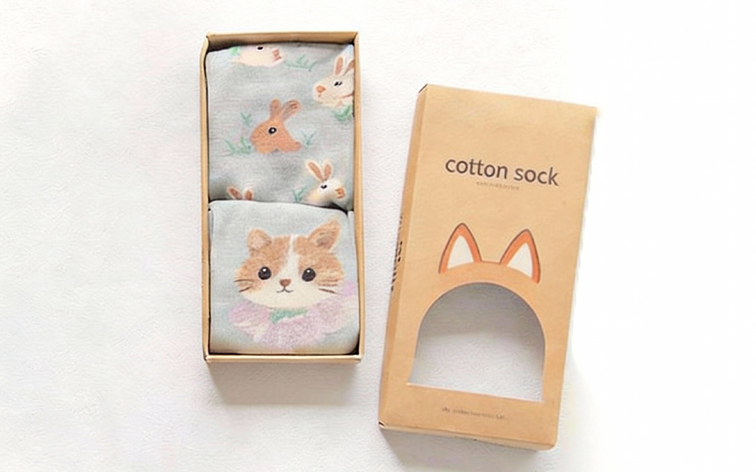 recyclable sock paper box