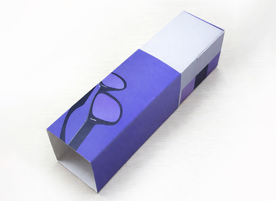 glasses card paper box with sleeve