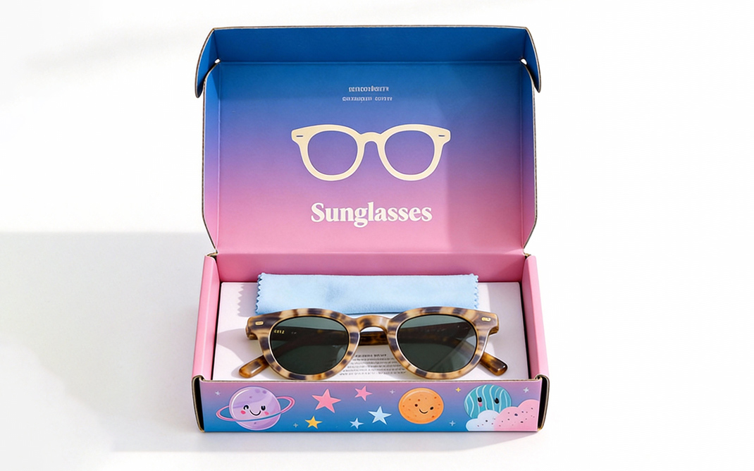 mailing box for sunglasses