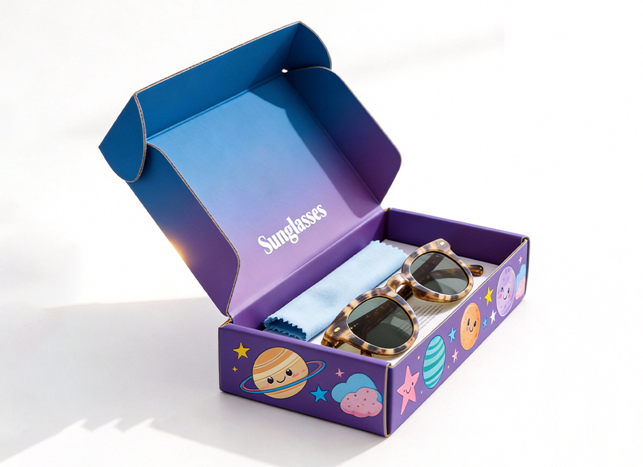 corrugaed shipping paper box for glasses
