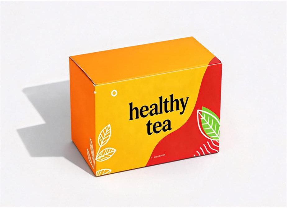 regularly structure cardboard paper box for tea