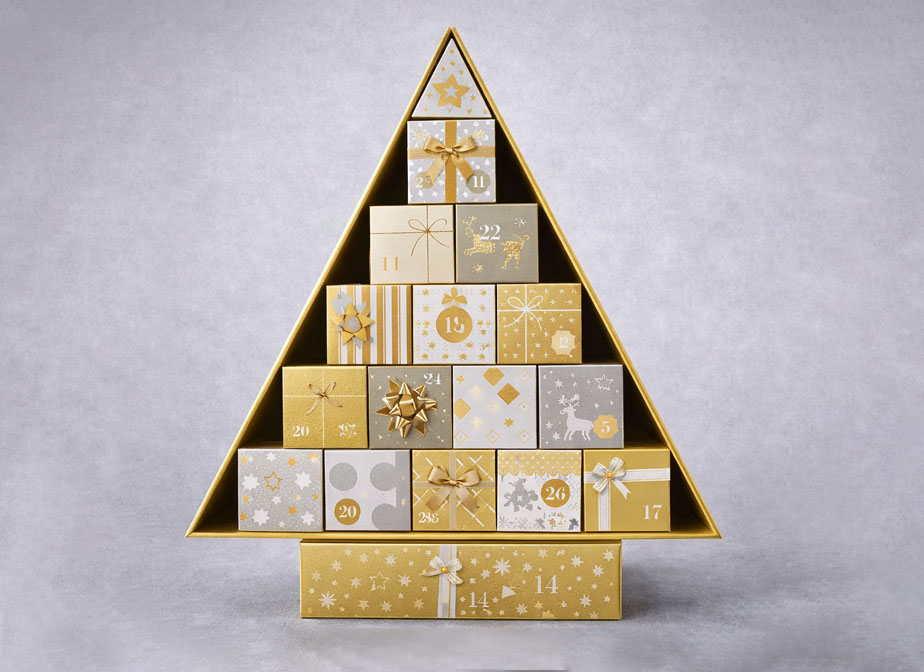 Christmas Tree Shaped Chocolate Paper Box