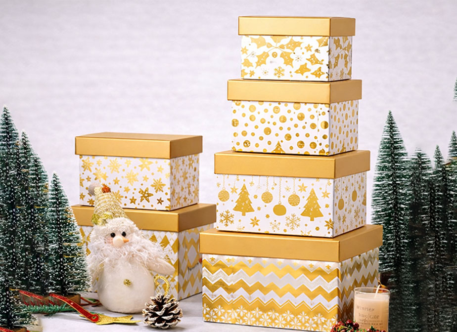 Christmas Gift Set Paper Box for Chocolate