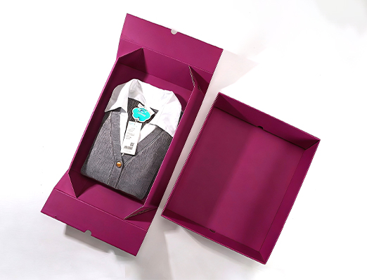 retail packaging for clothing folding Paper Box