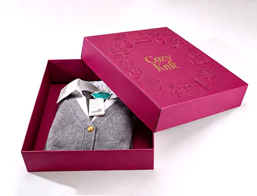 retail packaging for clothing folding Paper Box