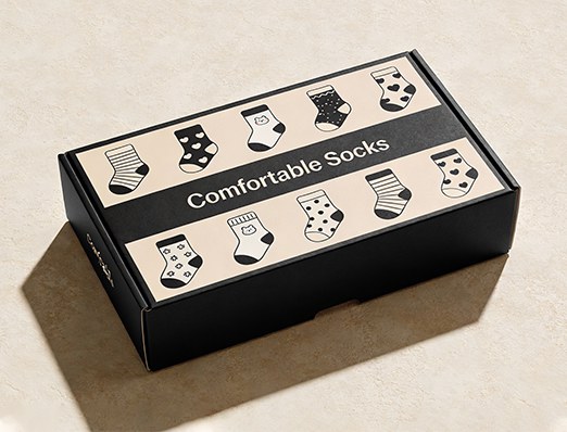 shipping mailer sock box