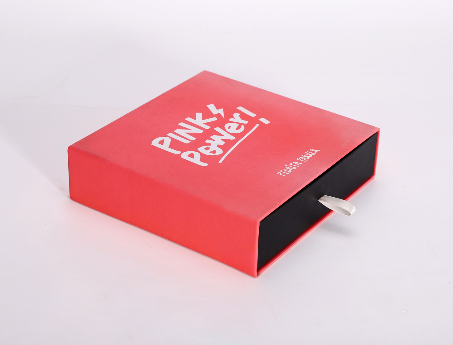 drawer paper box with handle