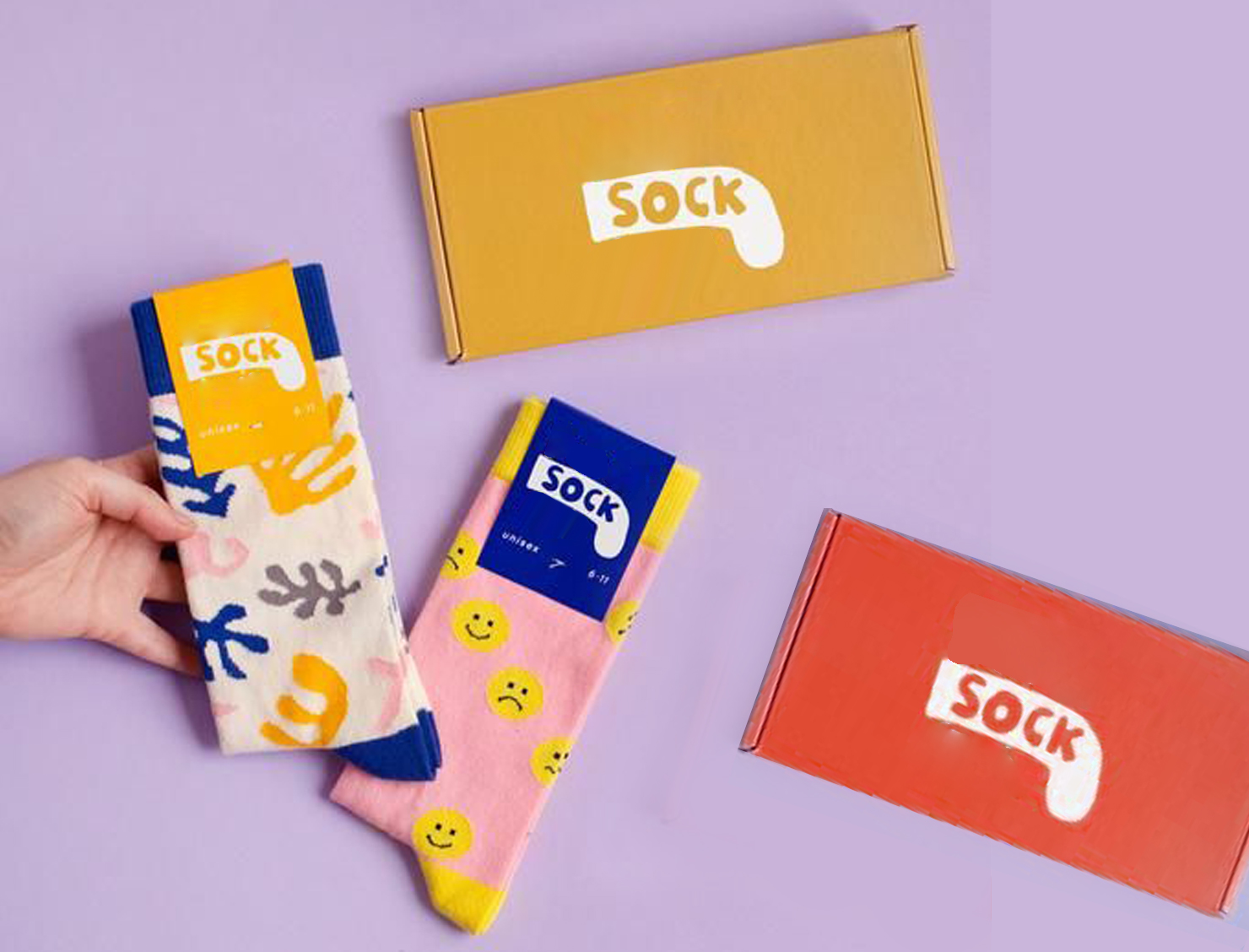 socks gift paper box