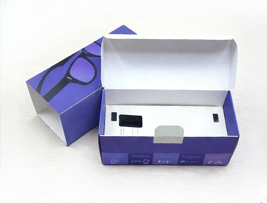 glasses card paper box with sleeve