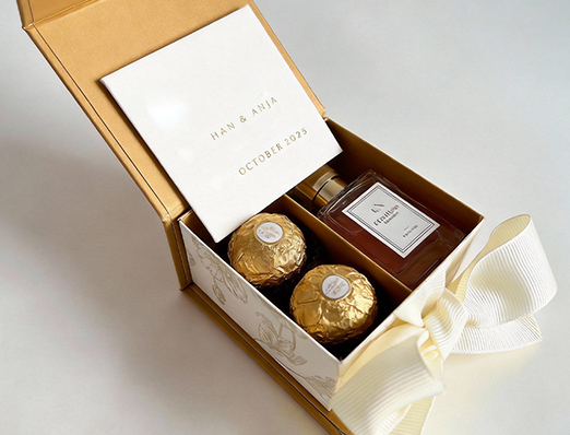 wedding favor gift paper box