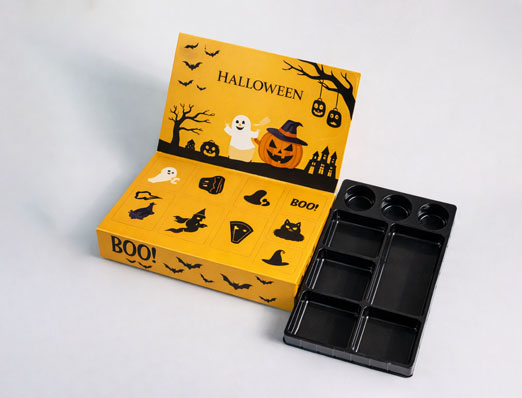 Halloween Chocolate Paper Box for Seasonal Gifting