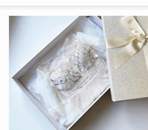 Bridesmaid dress wedding paper box
