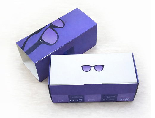 glasses card paper box with sleeve
