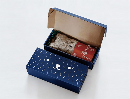 corrugated sock box