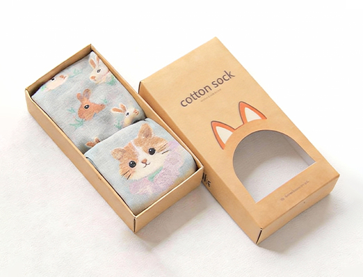 recyclable sock paper box