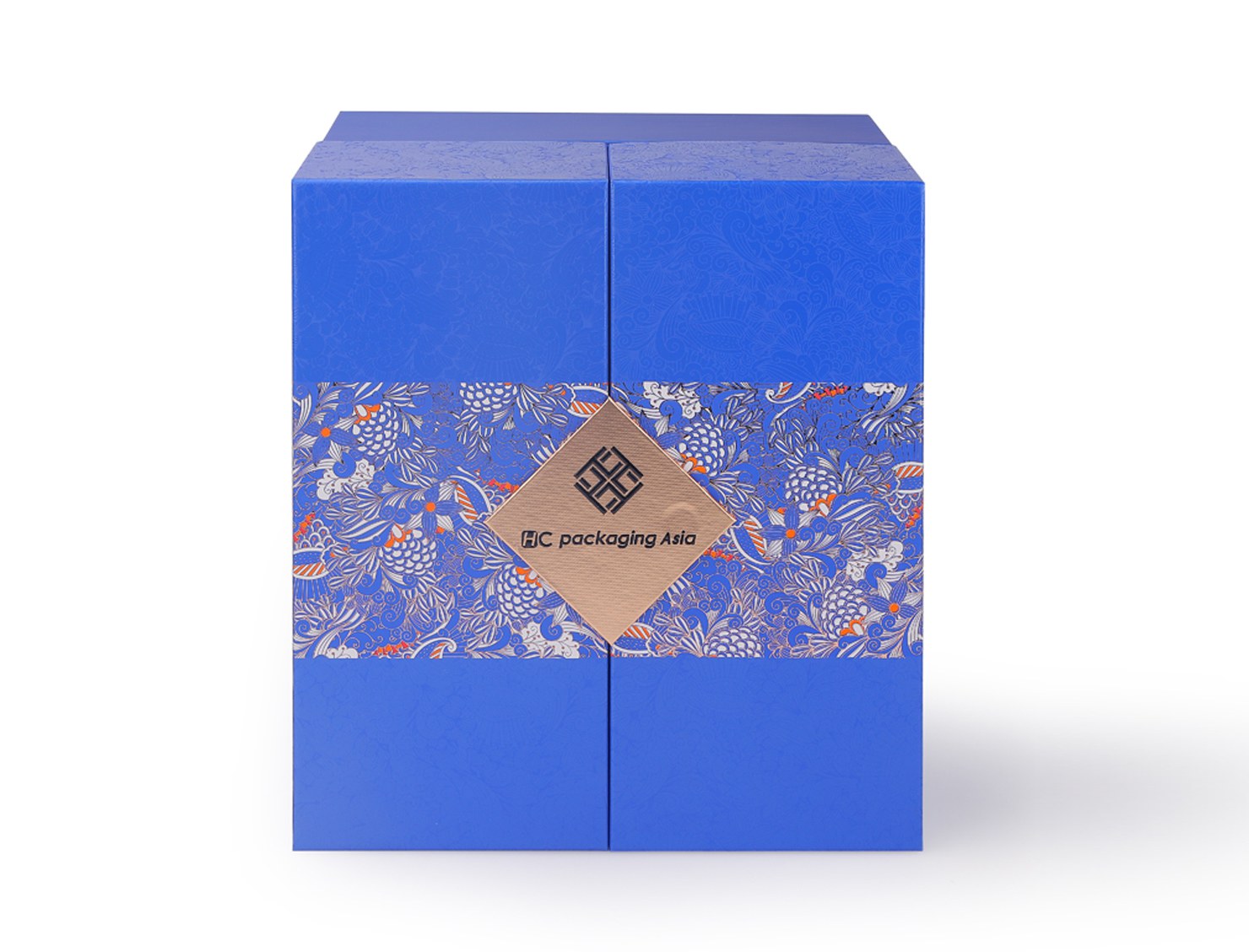 blue calendar paper box