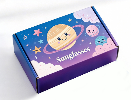 corrugaed shipping paper box for glasses