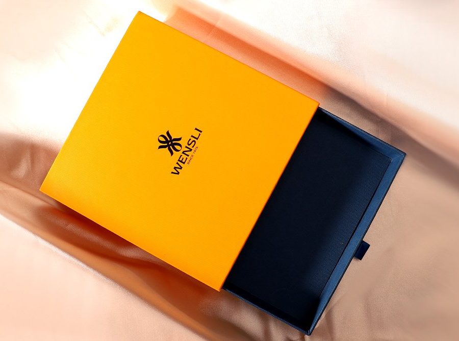 Add a Touch of Elegance to Your Storage with a Yellow Drawer Paper Box