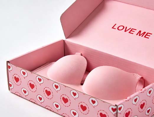 E-Commerce Underwear Shipping Paper Box