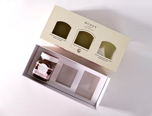 Window drawer paper box for candle