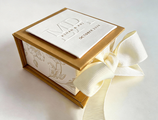 wedding favor gift paper box