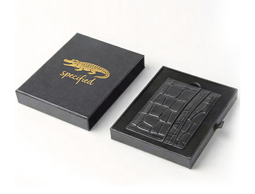Black Drawer Wallet Paper Box