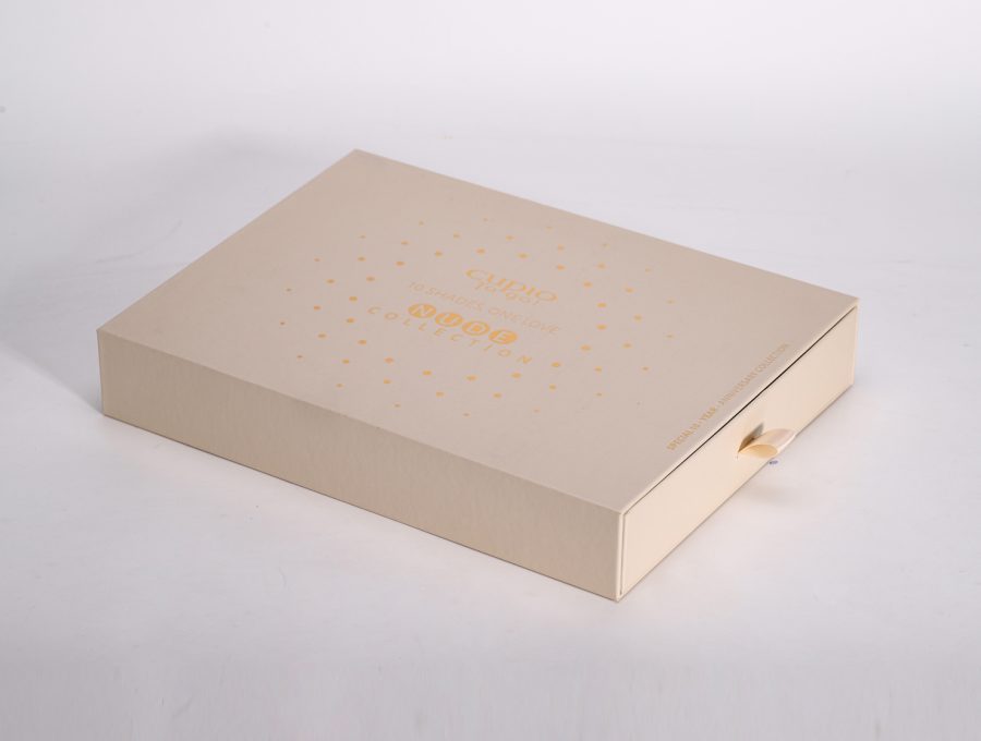 white drawer paper box