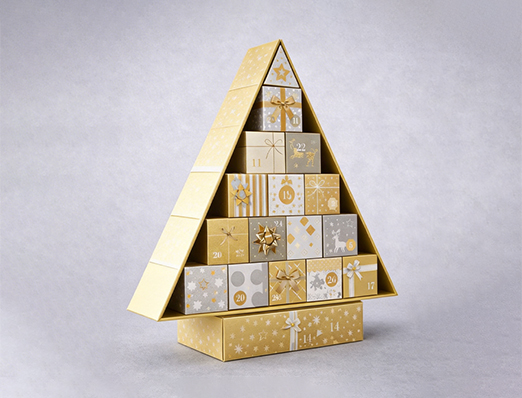 Christmas Tree Shaped Chocolate Paper Box