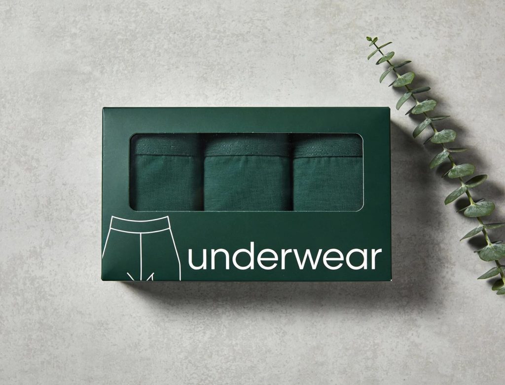 underwear packaging box — main product view